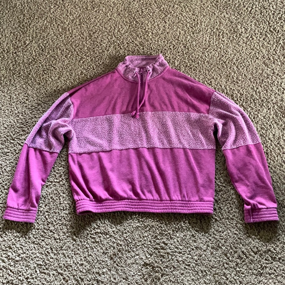 Mock-neck sweatshirt